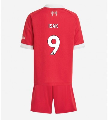 Liverpool Alexander Isak #9 Primera Equipación Niños 2025-26 Manga Corta (+ Pantalones cortos)